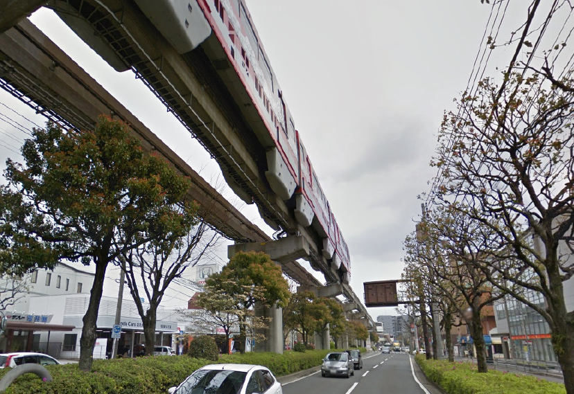 Large Hitachi monorail, Japan